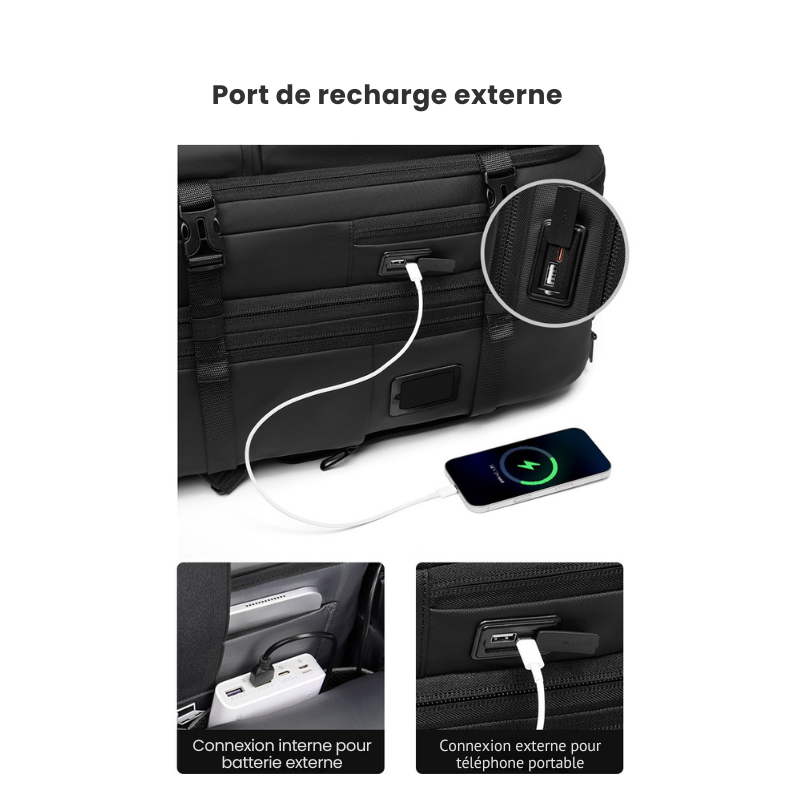 Sac à dos de compression à roulettes CompactSac Pro
