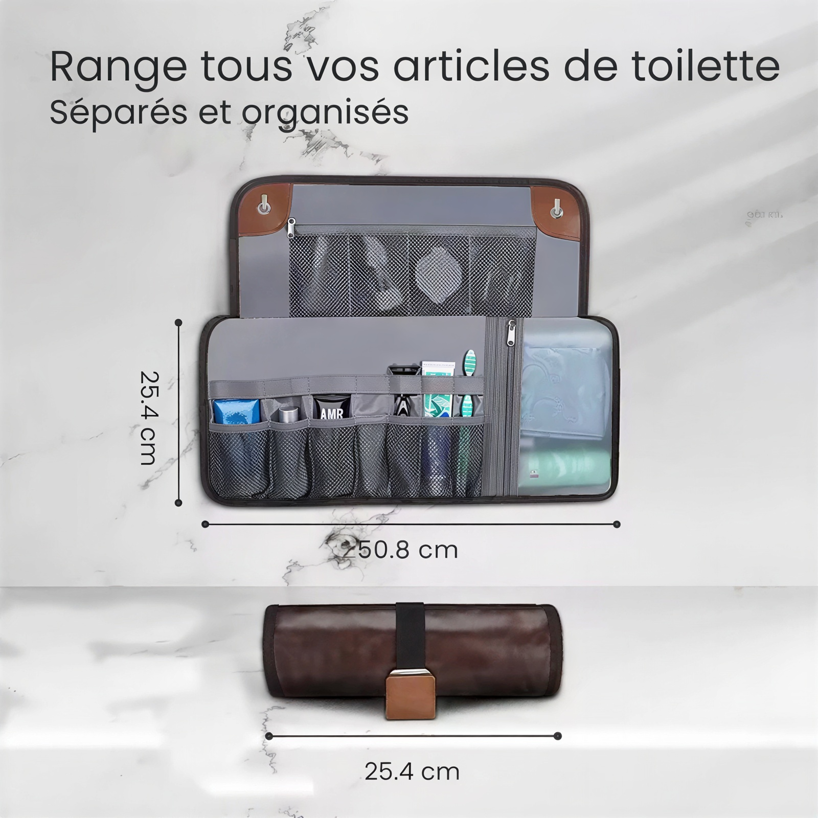 Trousse de toilette organisée CompactSac